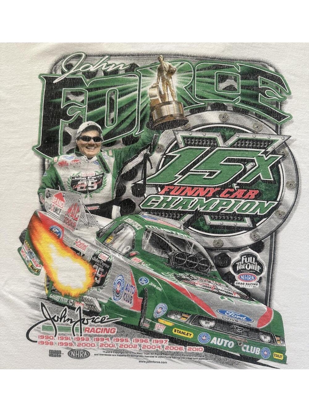 John Force Castrol GTX Racing Tee